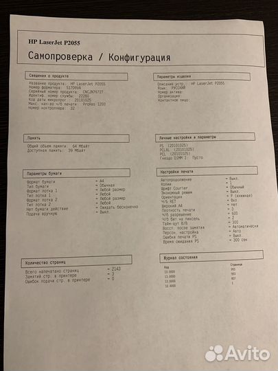 Лазерный принтер hp laserjet p2055