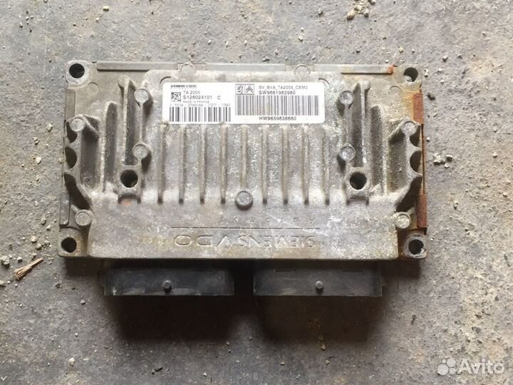 Блок управления двигателем Ситроен Ц4