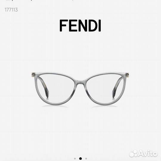 Оправа женская прозрачная Fendi оригинал