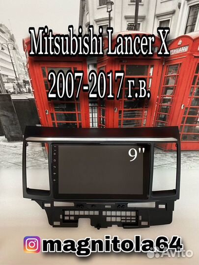 Android магнитола Mitsubishi Lancer X 07-17