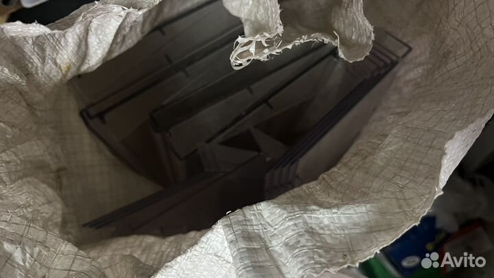 Полка акрил с ценникодержателем