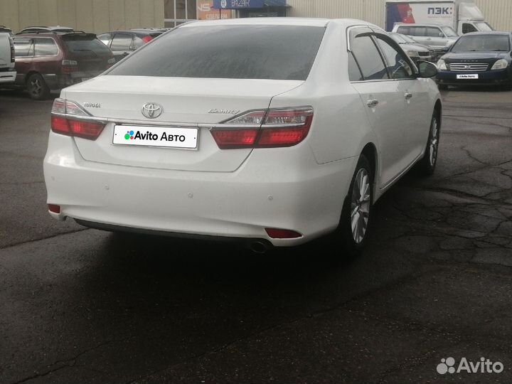 Toyota Camry 2.5 AT, 2015, битый, 230 000 км