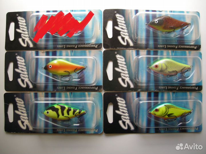 Salmo Slider 6F/7F, Salmo Wacky 9F/12F, Perch 8F
