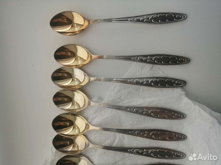 Ложки чайные мельхиоровые СССР