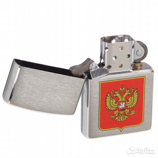 Зажигалка Zippo 200 Герб России Оригинал Новая