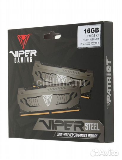 Оперативная память Patriot Viper Steel 2x8gb