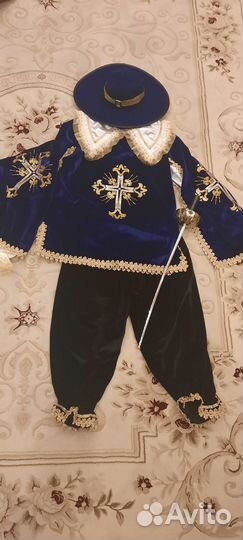 Новогодний костюм мушкетера 158 р