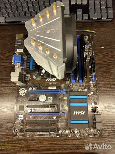 Комплект MSI H87-G43 + Xeon E3 1270 V3 + 16gb RAM