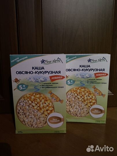 Детские каши безмолочные