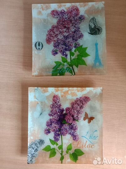 Тарелки квадратные и супницы