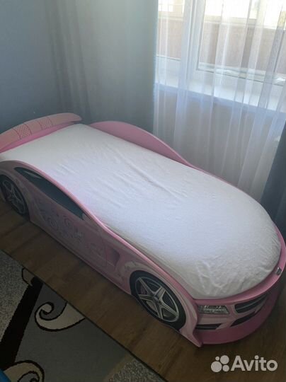 Детская кровать машина с подсветкой