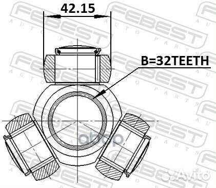 Трипоид 0116-ASV50 0116-ASV50 Febest