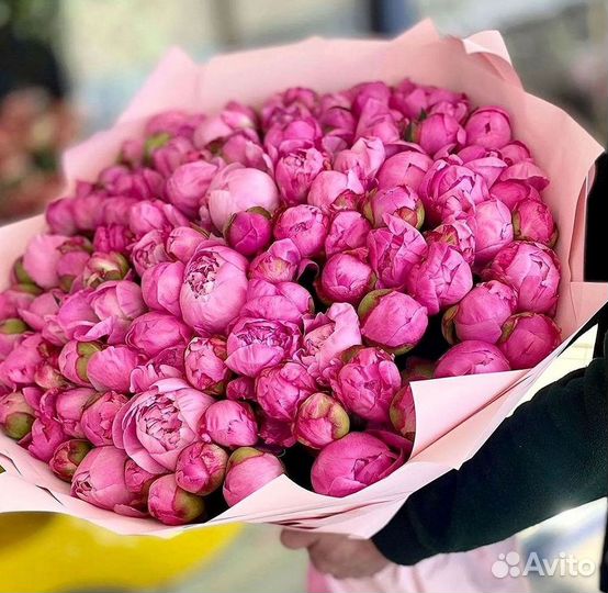 Пионы Розы Доставка