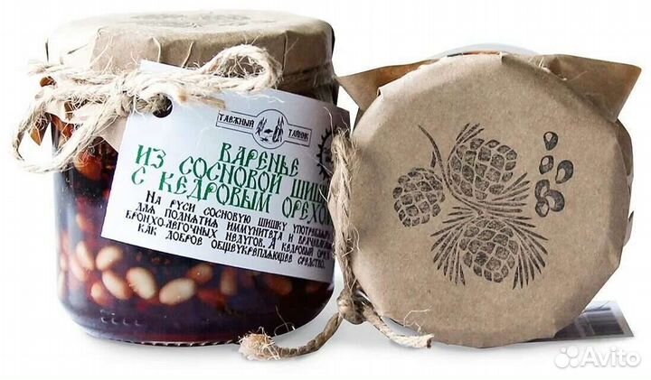 Варенье из сосновых шишек с кедровым орехом