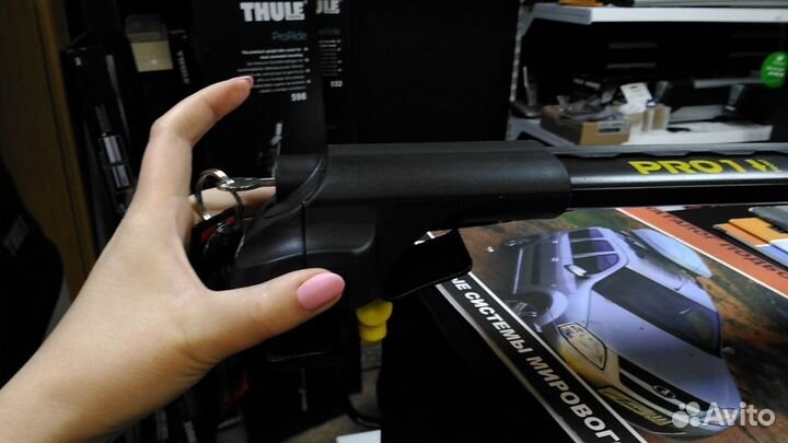 Багажник на рейлинги с просветом Turtle