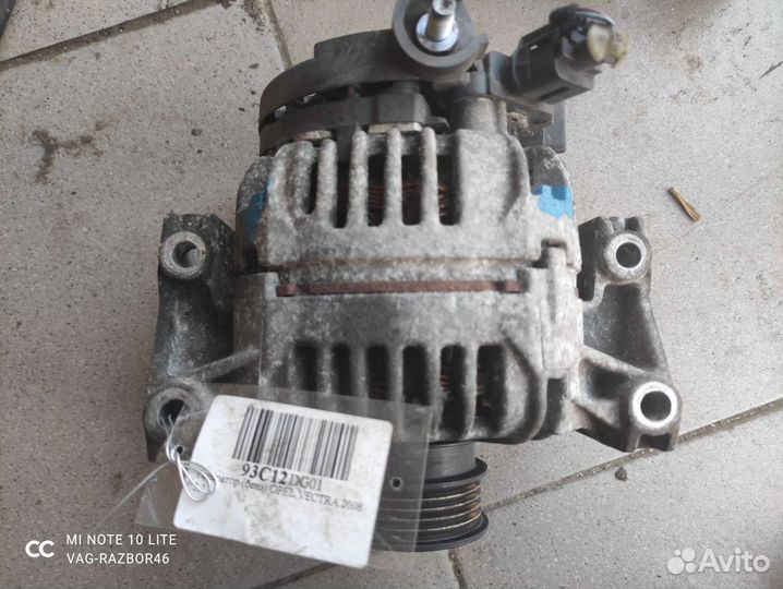Генератор opel vectra 2.2 бензин 2008г