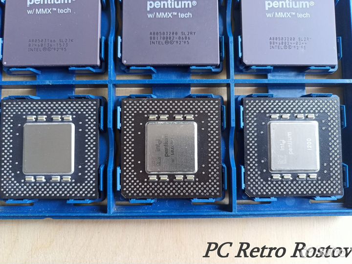 Ретро процессоры Socket 7 Intel Pentium P54C P55C