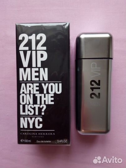Carolina herrera 212 VIP 100мл мужская вода