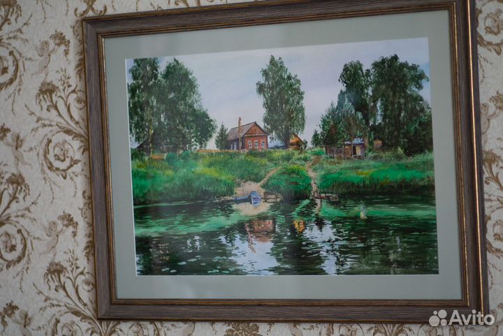 Акварель(летний пейзаж)