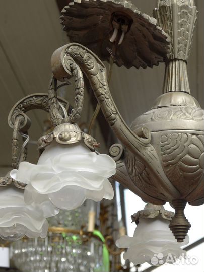 Старинная люстра. Модерн. Франция