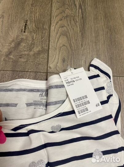 Новые вещи для девочки H&M, lupilu, peuhu р110/116