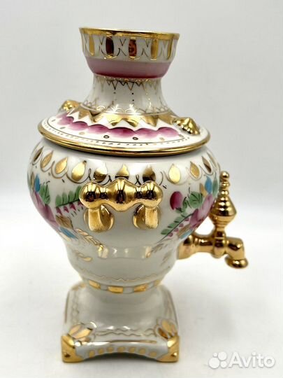 Самовар фарфоровый Гжель В отличном состоянии