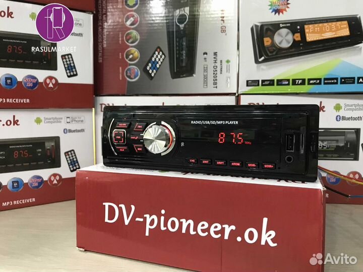 Магнитола Pioneeir с блютузом