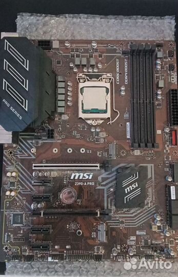Intel core i5 9600kf + MSI Z390 A-PRO