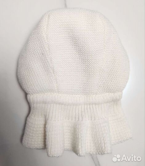 Шапочка капор для новорожденного