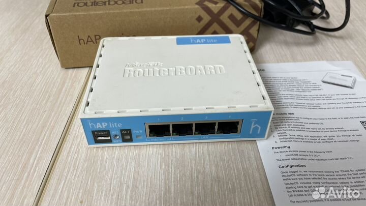 Роутер Микротик hap lite