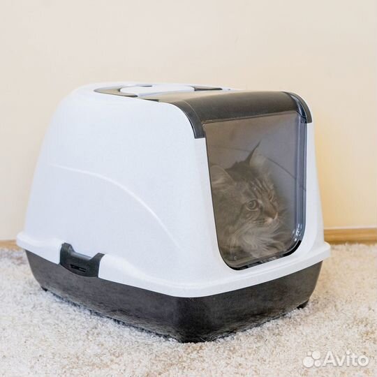 Туалет для кошек 50 х 38 х 37 см