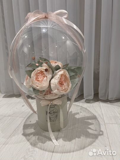 Шар с цветами