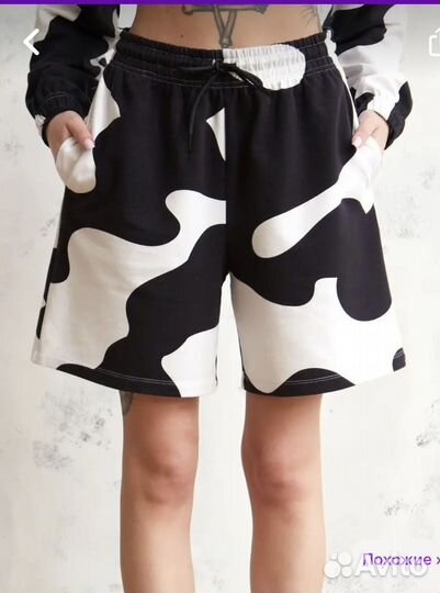 Джоггеры, удлиненная футболка, шорты, свитшот б/у