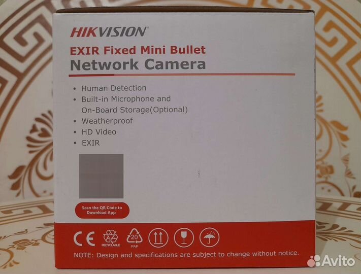 IP видеокамера hikvision DS-2CD1043G2-IUF