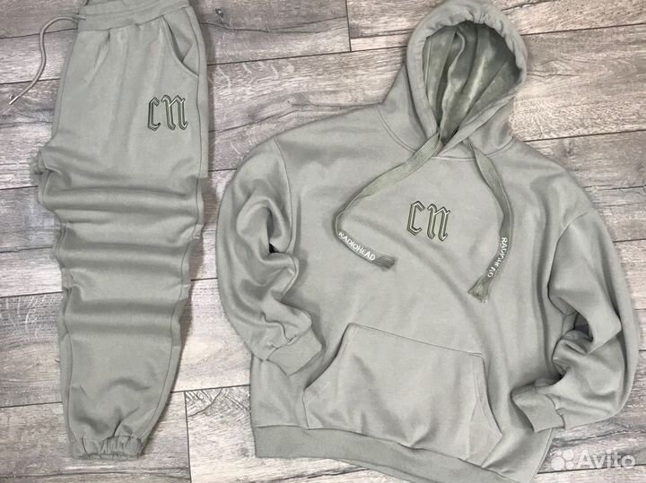 Спортивный костюм женский на флисе большие размеры