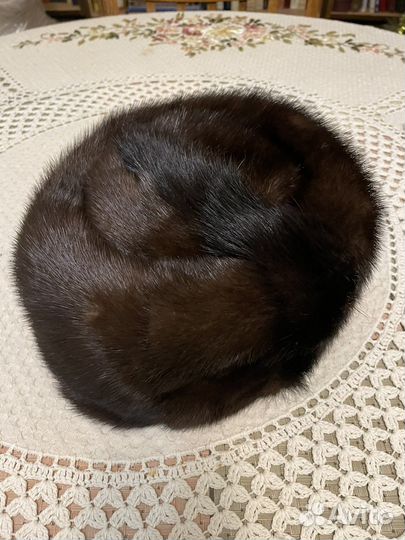 Шапка норковая женская 58 размер