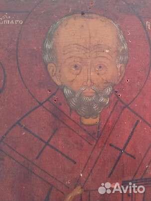 Икона николай чудотворец.Намоленная