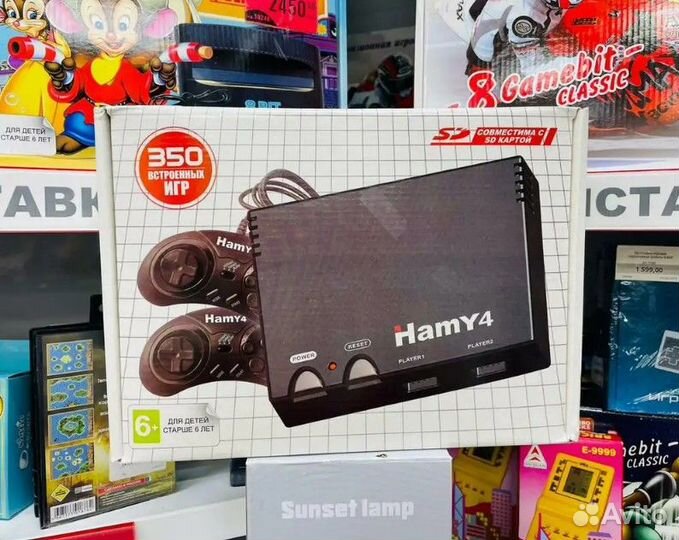 Приставка Hamy 4 Classic чёрная 350 игр