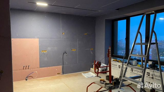 Перегородки гипсокартон,Электромонтажные работы в Москве | Услуги | Авито