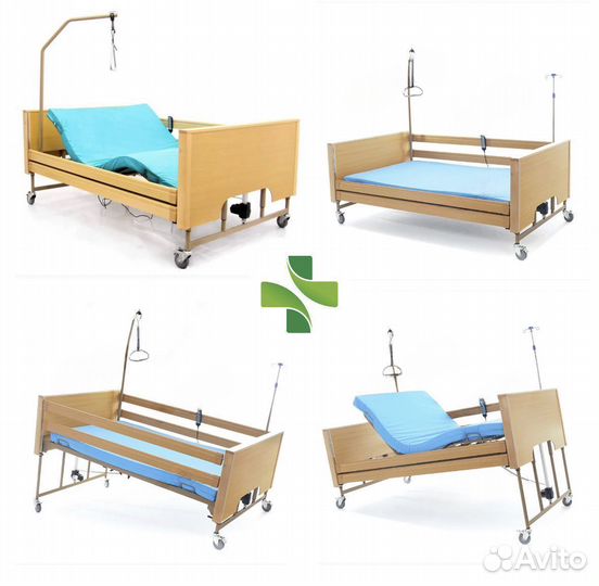 Очень широкая медицинская кровать (140 см)