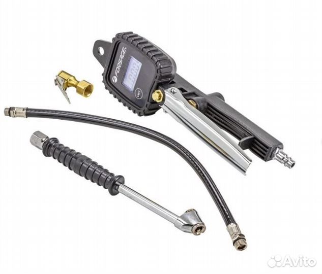 Пистолет для подкачки шин Forsage с цифровым маном