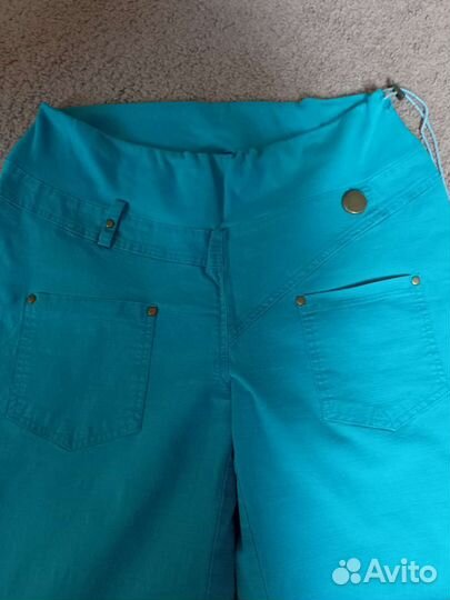 Брюки для беременных льняные