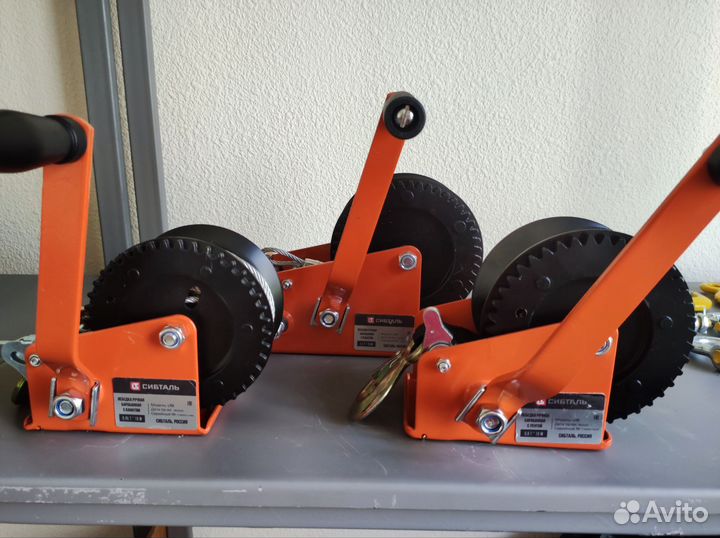 Лебедка ручная барабанная