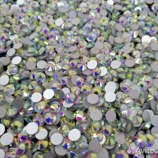 Стразы клеевые холодной фиксации Crystal AB ss 20