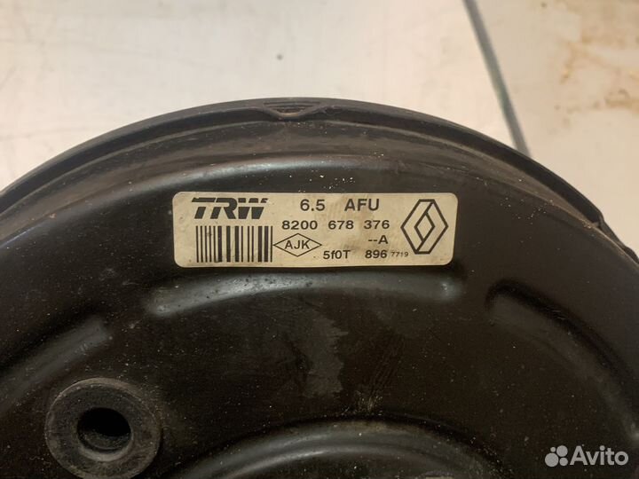 Вакуум тормозной renault scenic 2