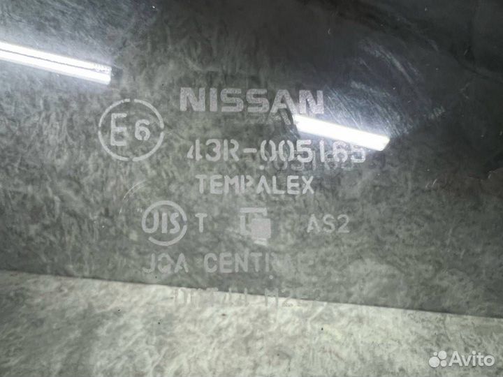 Стекло кузовное заднее левое Nissan Almera G15