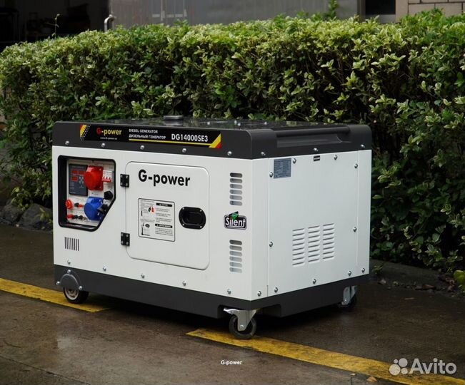 Дизельный генератор 12 kW g-power