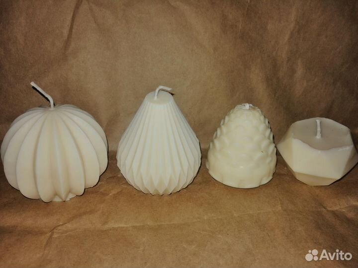 Ароматическая свеча из натурального соевого воска