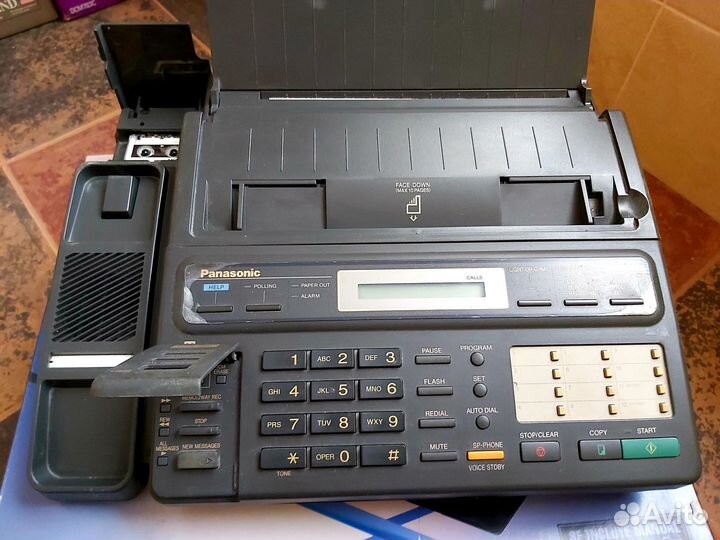 Винтажный факс Panasonic KX–F130