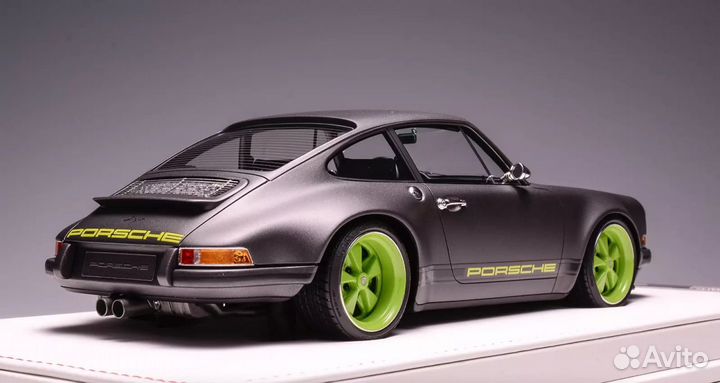 Porsche 911 Singer Matt Grey IVY 1:18